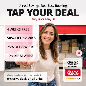 Access Self Storage - Guelph Promotion